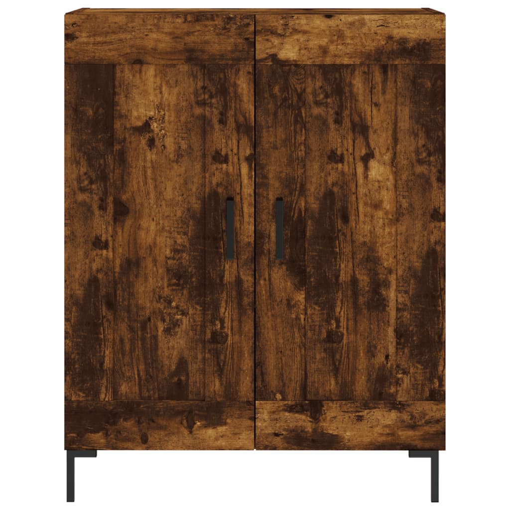 Buffet chêne fumé 69,5x34x90 cm bois d'ingénierie - XIOS