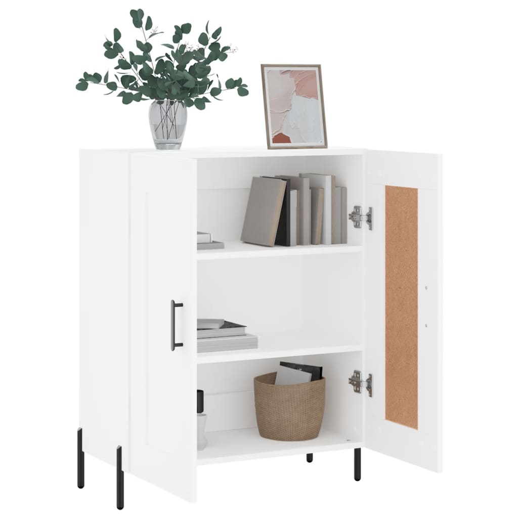 Buffet blanc 69,5x34x90 cm bois d'ingénierie - XIOS