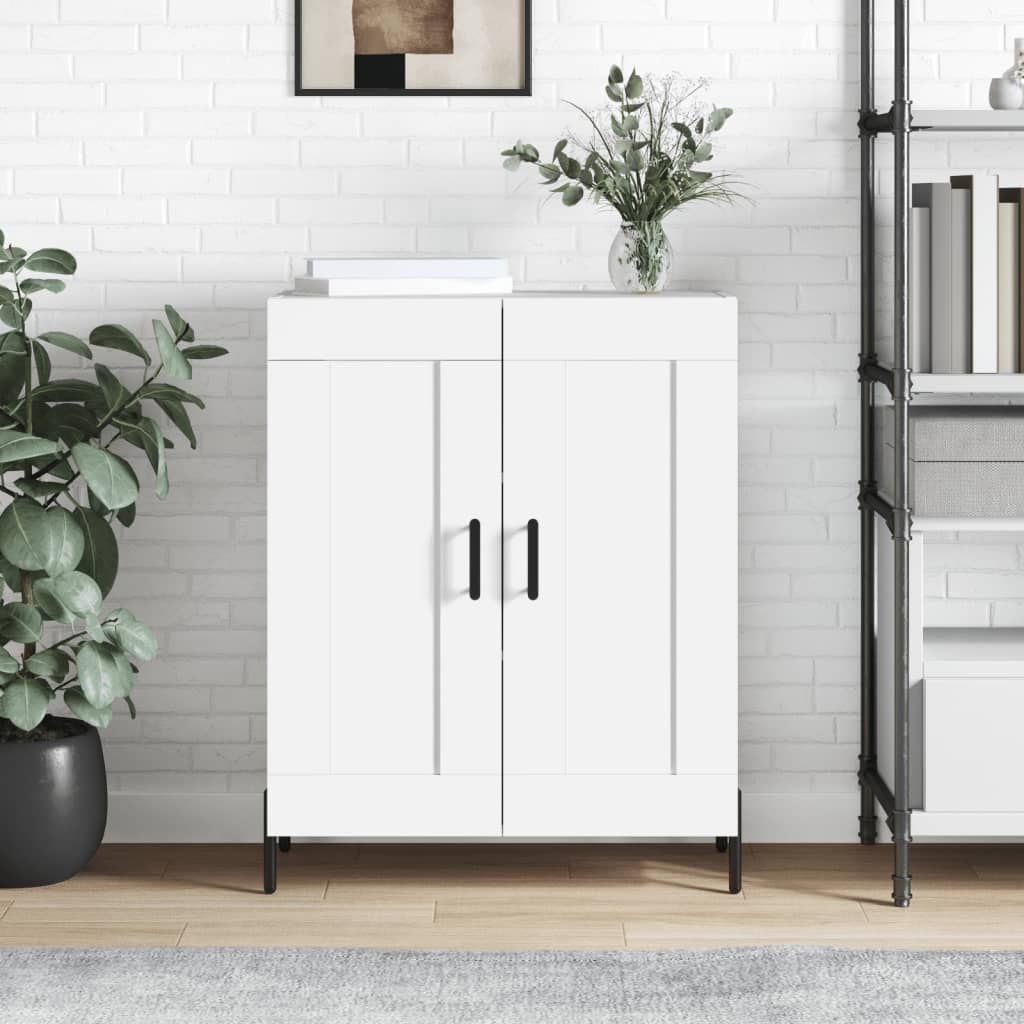 Buffet blanc 69,5x34x90 cm bois d'ingénierie - XIOS