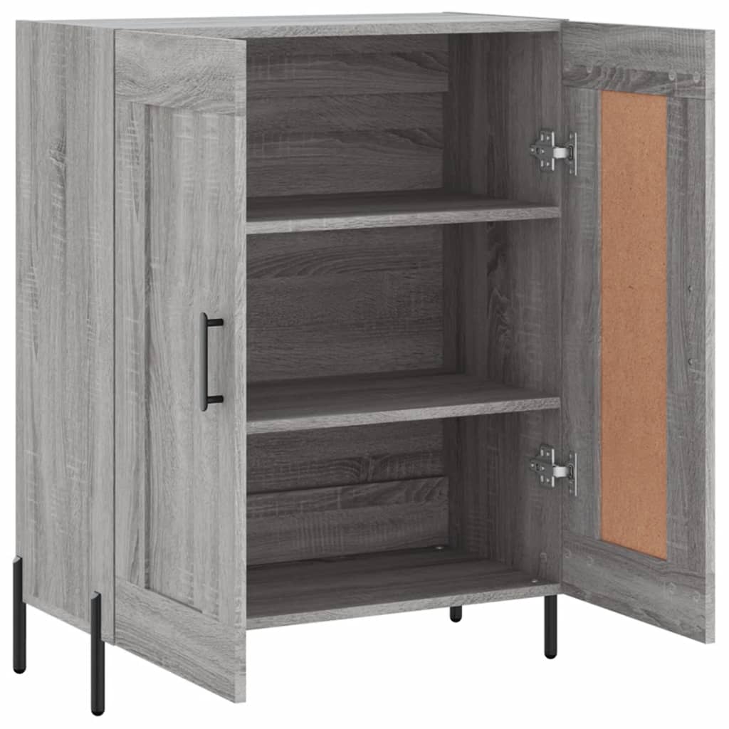 Buffet sonoma gris 69,5x34x90 cm bois d'ingénierie - XIOS