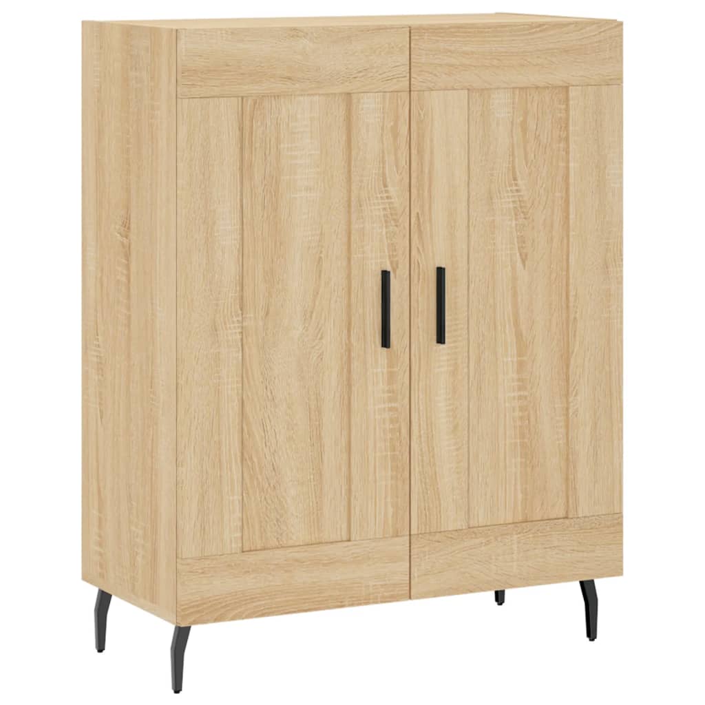 Buffet chêne sonoma 69,5x34x90 cm bois d'ingénierie - XIOS