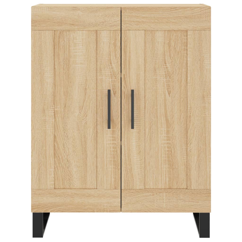 Buffet chêne sonoma 69,5x34x90 cm bois d'ingénierie - XIOS