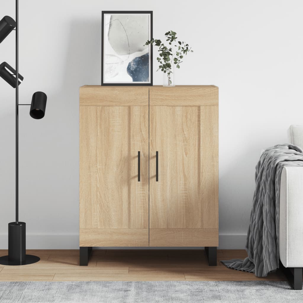 Buffet chêne sonoma 69,5x34x90 cm bois d'ingénierie - XIOS
