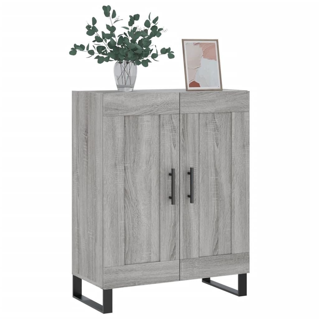 Buffet sonoma gris 69,5x34x90 cm bois d'ingénierie - XIOS