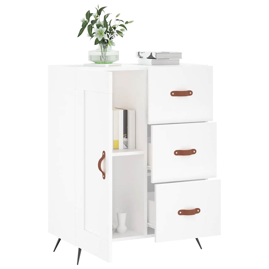 Buffet blanc 69,5x34x90 cm bois d'ingénierie - XIOS