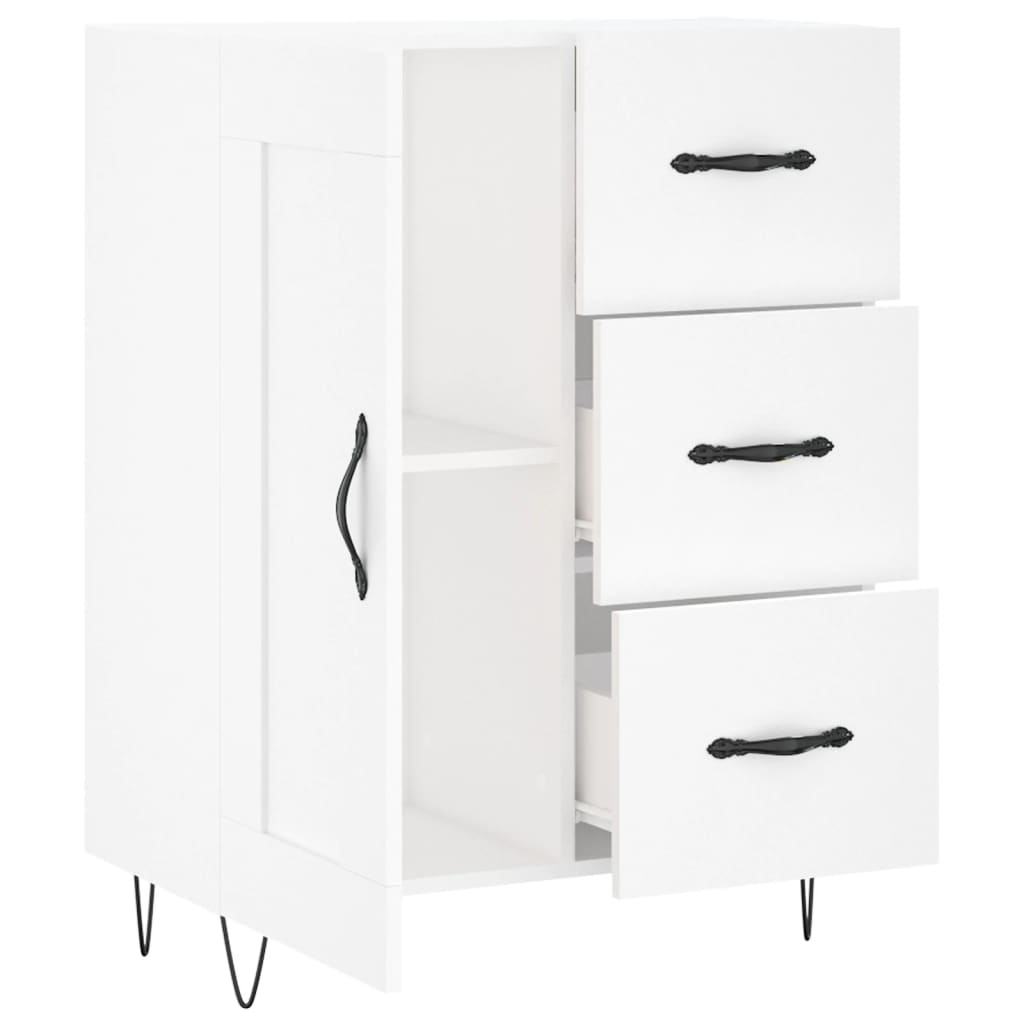 Buffet blanc 69,5x34x90 cm bois d'ingénierie - XIOS