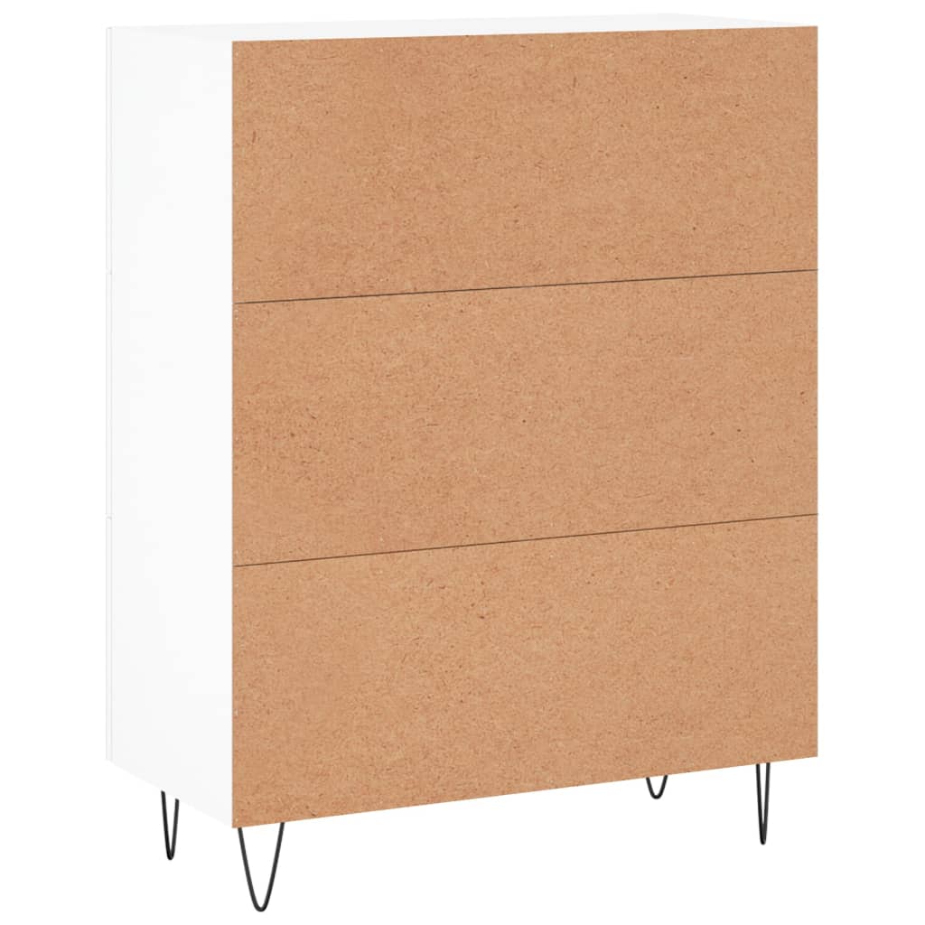 Buffet blanc 69,5x34x90 cm bois d'ingénierie - XIOS