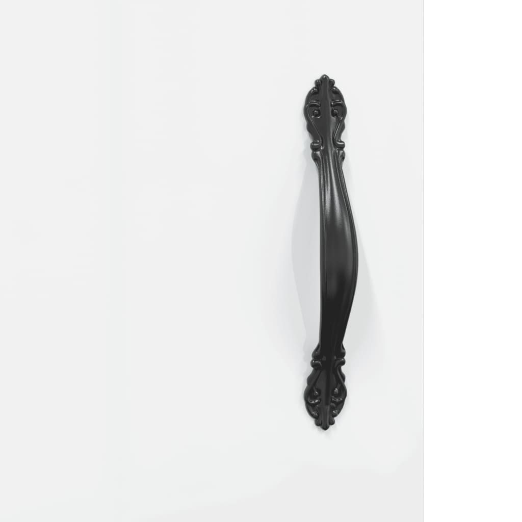 Buffet Blanc brillant 69,5x34x90 cm Bois d'ingénierie - XIOS