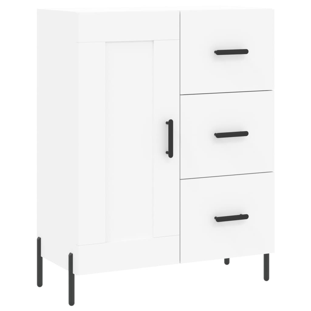 Buffet blanc 69,5x34x90 cm bois d'ingénierie - XIOS