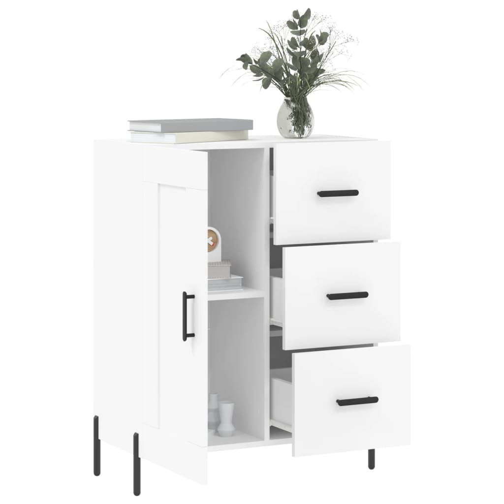 Buffet blanc 69,5x34x90 cm bois d'ingénierie - XIOS