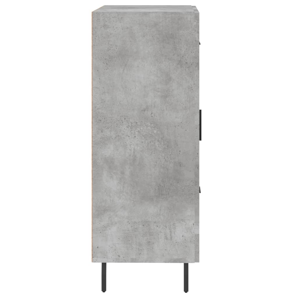 Buffet gris béton 69,5x34x90 cm bois d'ingénierie - XIOS