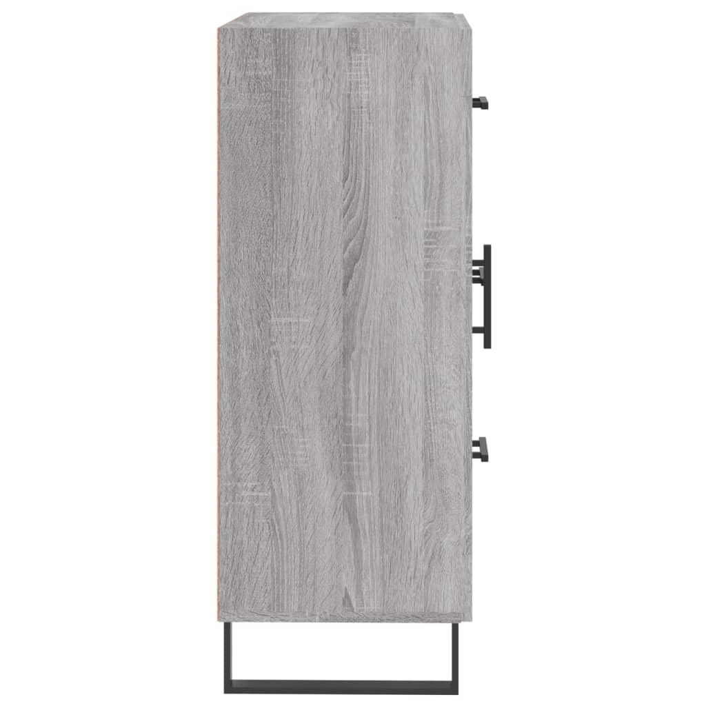 Buffet sonoma gris 69,5x34x90 cm bois d'ingénierie - XIOS