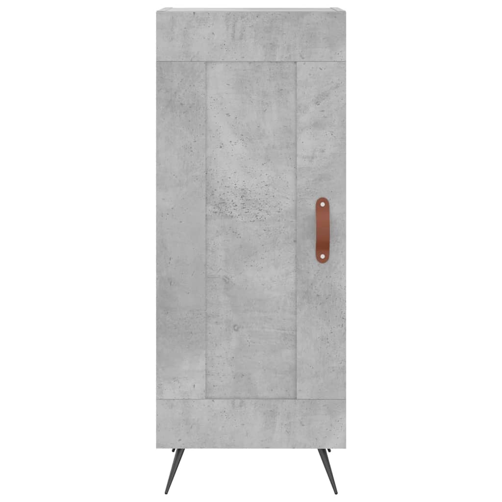 Buffet Gris béton 34,5x34x90 cm Bois d'ingénierie - XIOS