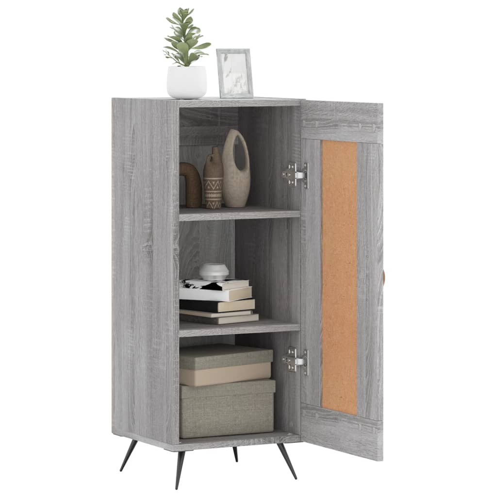 Buffet Sonoma gris 34,5x34x90 cm Bois d'ingénierie - XIOS