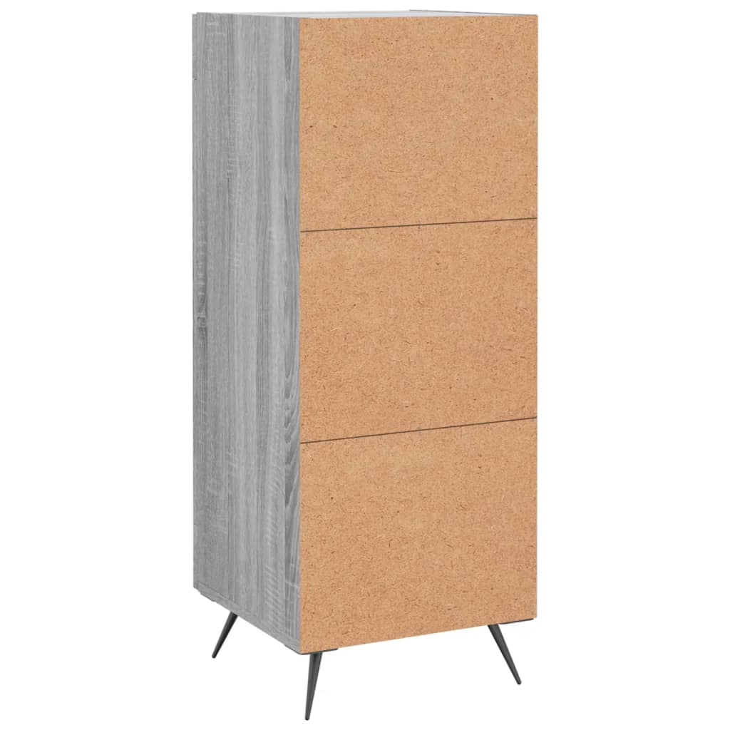 Buffet Sonoma gris 34,5x34x90 cm Bois d'ingénierie - XIOS