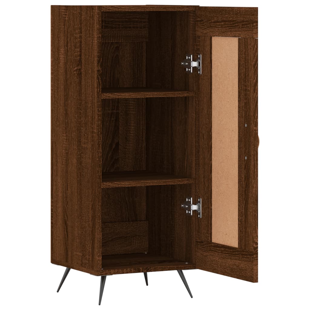 Buffet Chêne marron 34,5x34x90 cm Bois d'ingénierie - XIOS