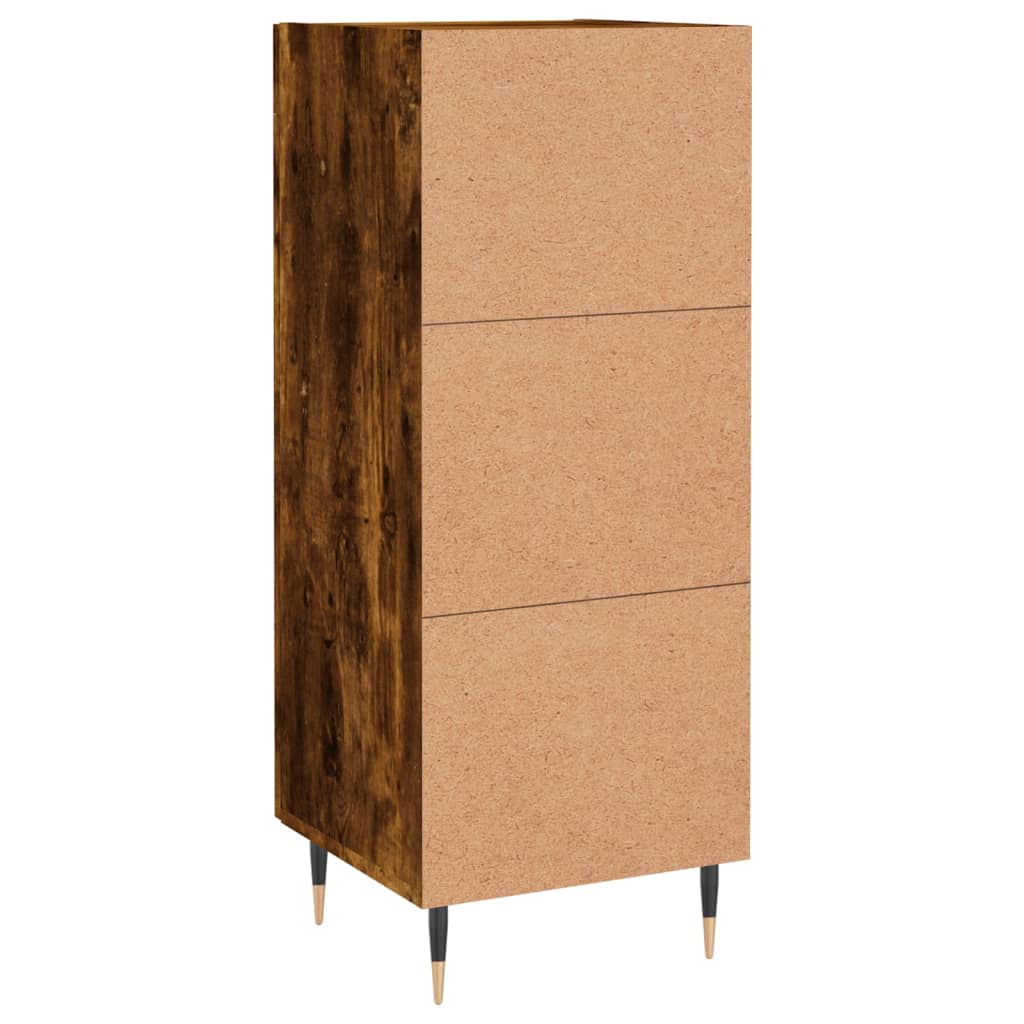 Buffet Chêne fumé 34,5x34x90 cm Bois d'ingénierie - XIOS