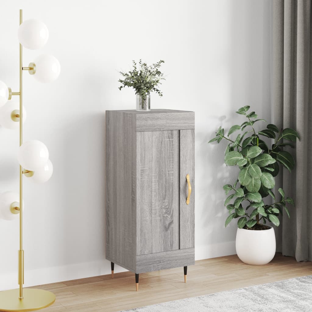 Buffet Sonoma gris 34,5x34x90 cm Bois d'ingénierie - XIOS