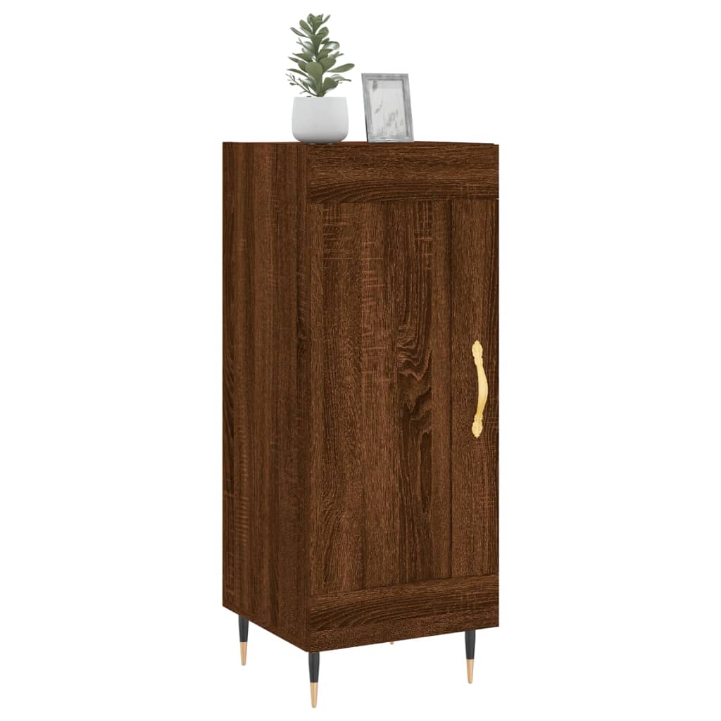 Buffet Chêne marron 34,5x34x90 cm Bois d'ingénierie - XIOS
