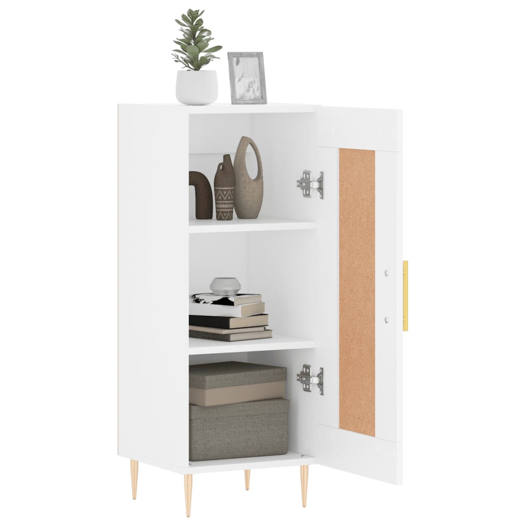 Buffet blanc 34,5x34x90 cm bois d'ingénierie - XIOS