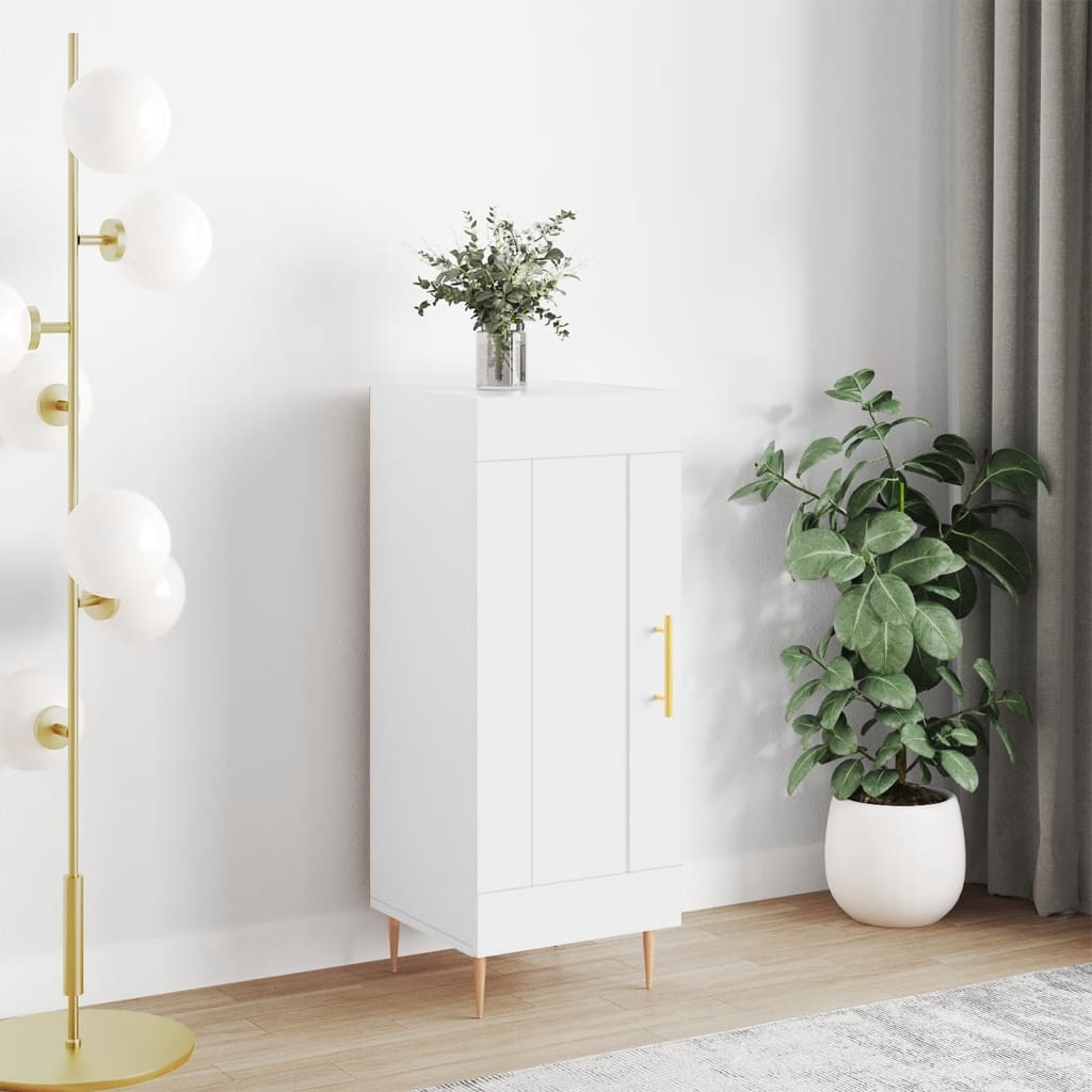 Buffet blanc 34,5x34x90 cm bois d'ingénierie - XIOS