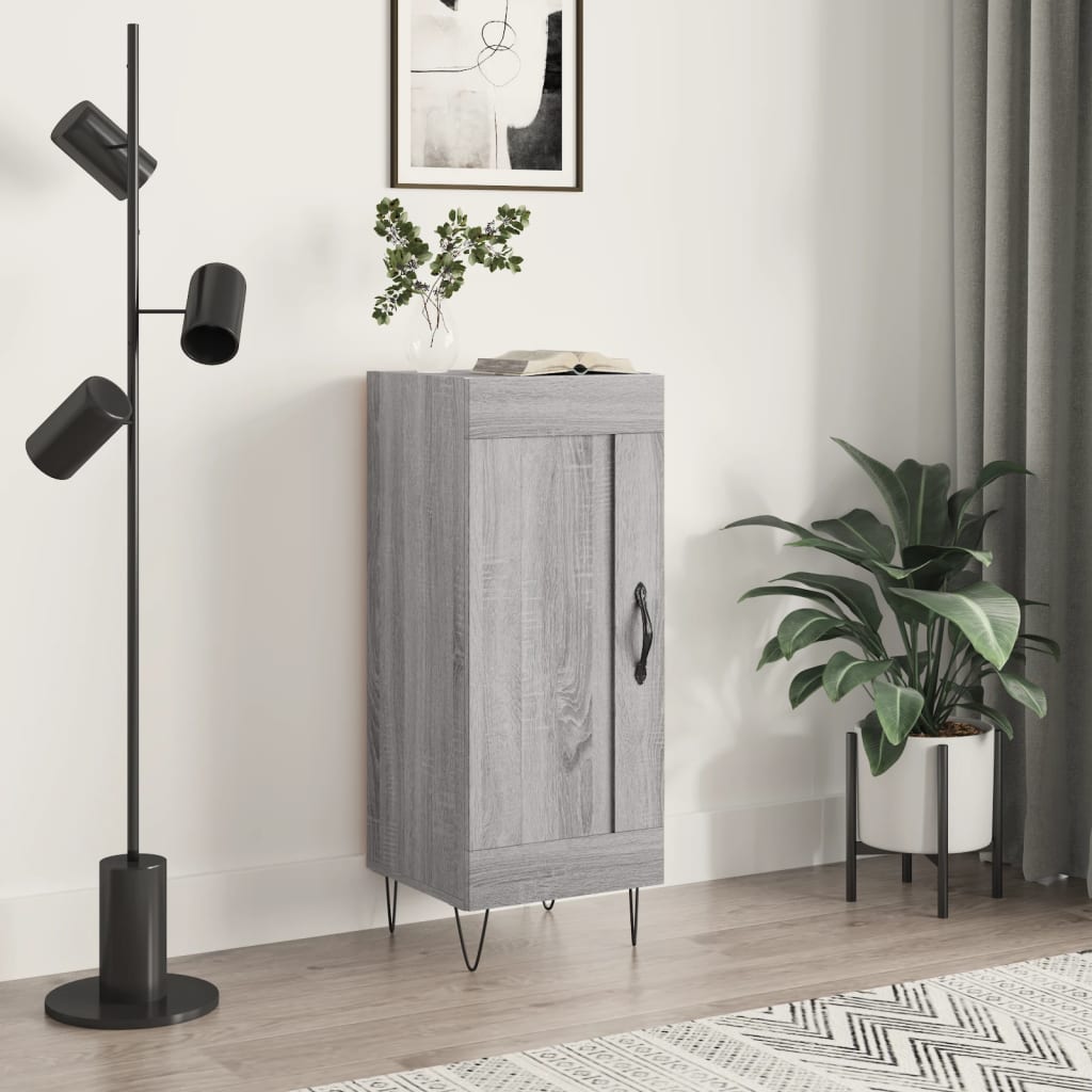 Buffet Sonoma gris 34,5x34x90 cm Bois d'ingénierie - XIOS