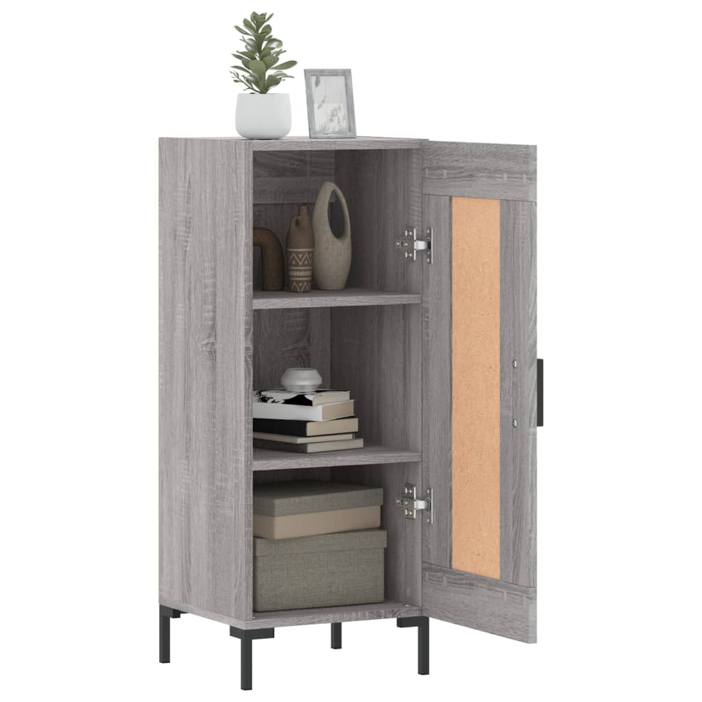 Buffet Sonoma gris 34,5x34x90 cm Bois d'ingénierie - XIOS