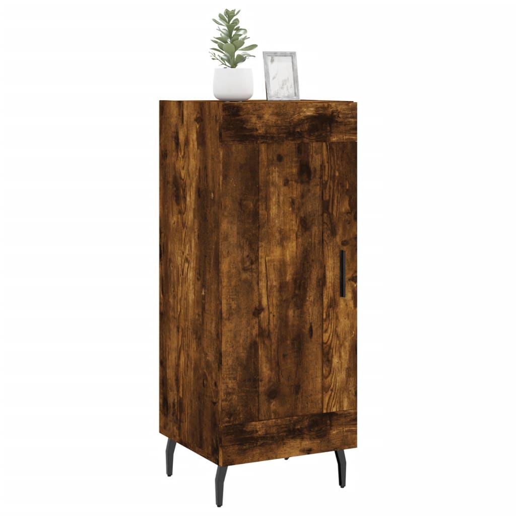 Buffet Chêne fumé 34,5x34x90 cm Bois d'ingénierie - XIOS