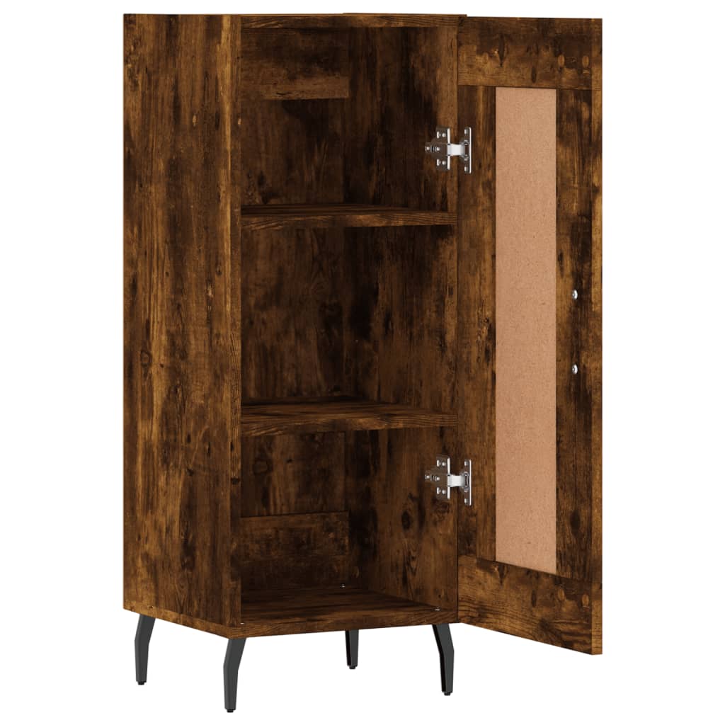 Buffet Chêne fumé 34,5x34x90 cm Bois d'ingénierie - XIOS