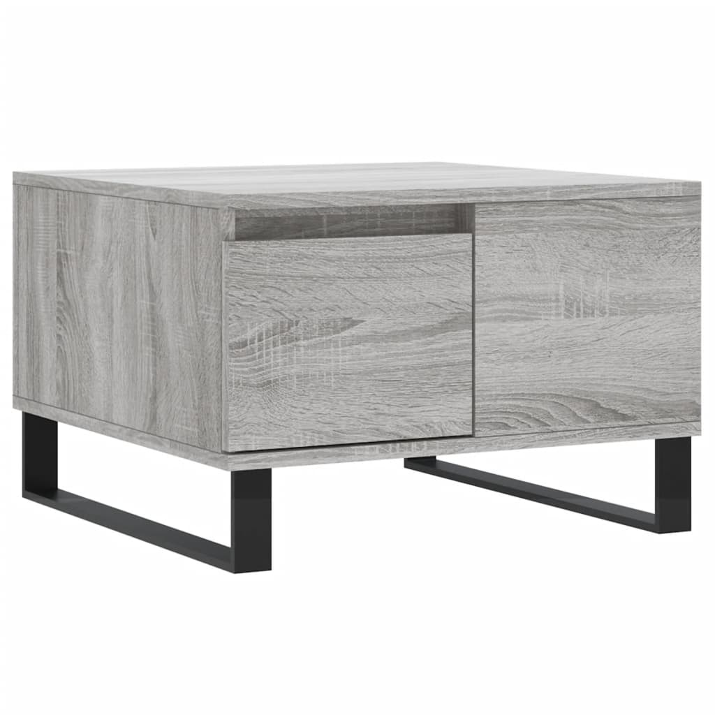 Table basse sonoma gris 55x55x36,5 cm bois d'ingénierie - XIOS