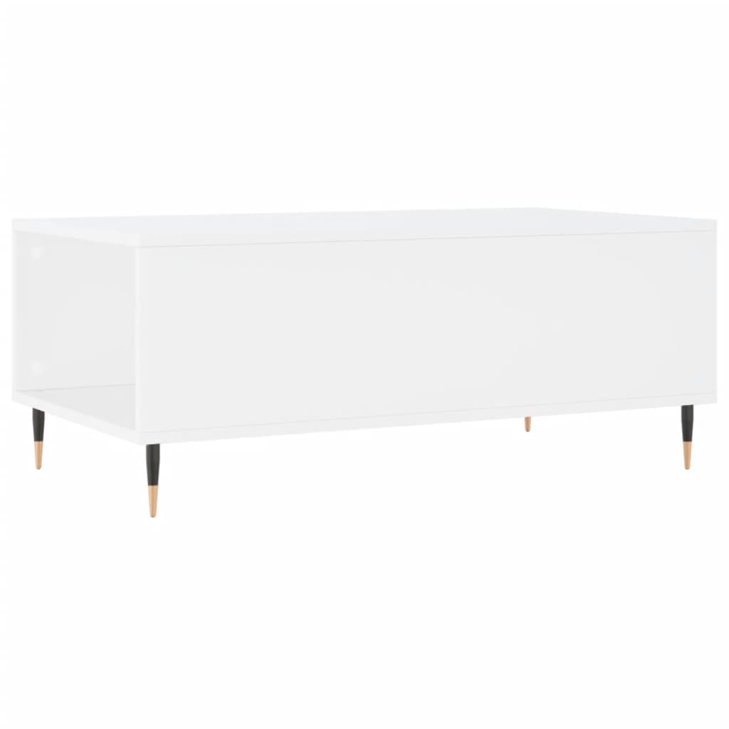 Table basse Blanc 90x50x36,5 cm Bois d'ingénierie - XIOS