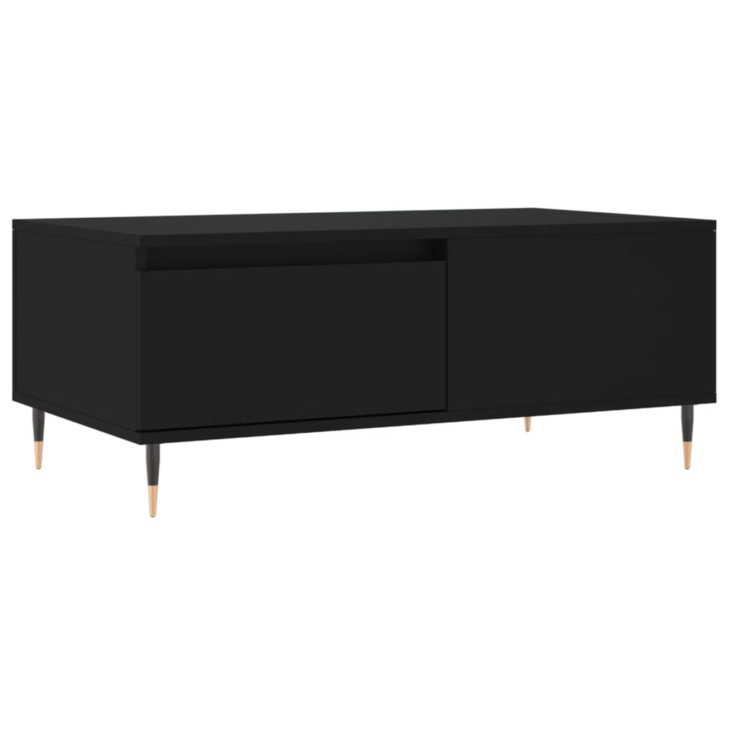 Table basse Noir 90x50x36,5 cm Bois d'ingénierie - XIOS
