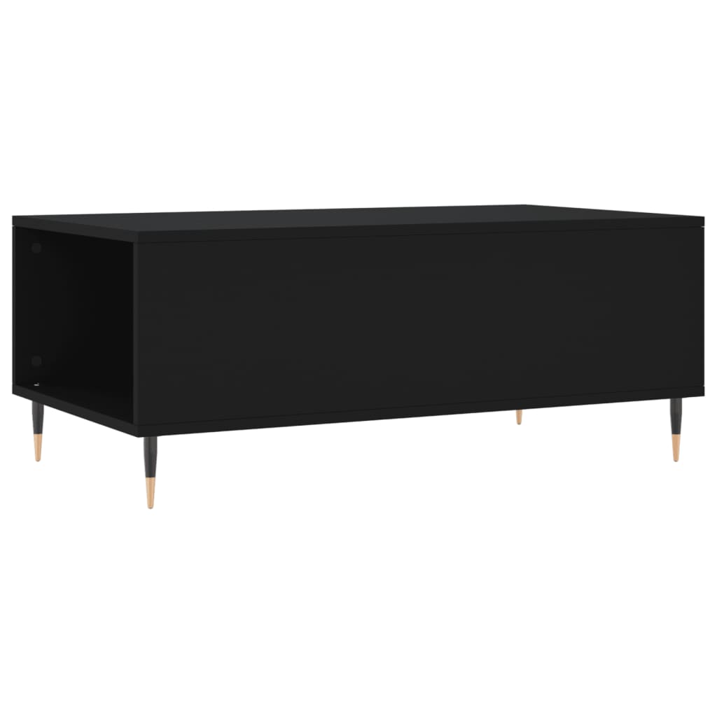 Table basse Noir 90x50x36,5 cm Bois d'ingénierie - XIOS