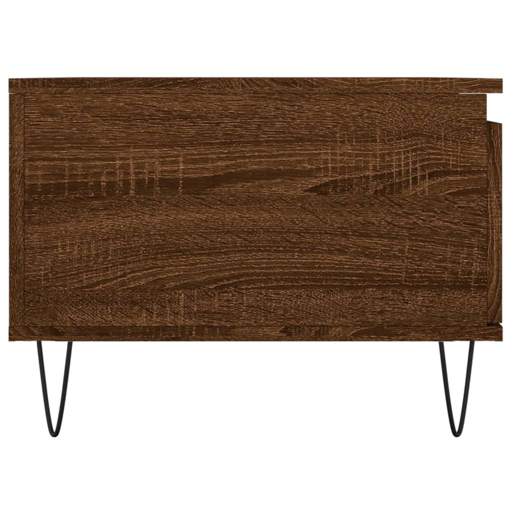 Table basse Chêne marron 90x50x36,5 cm Bois d'ingénierie - XIOS