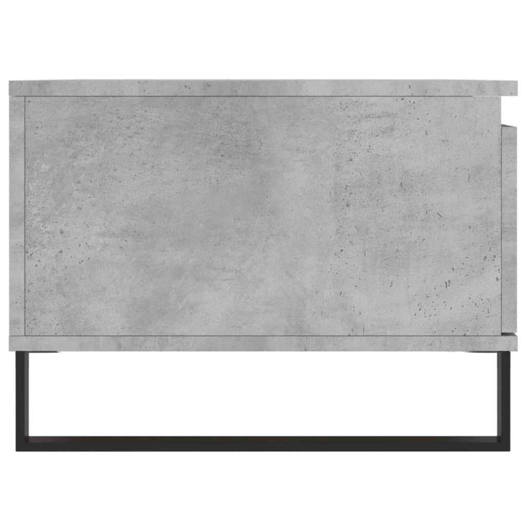 Table basse Gris béton 90x50x36,5 cm Bois d'ingénierie - XIOS