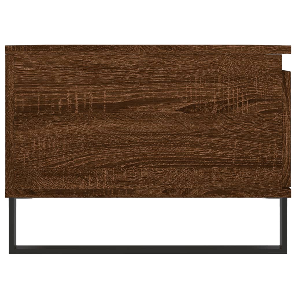 Table basse Chêne marron 90x50x36,5 cm Bois d'ingénierie - XIOS