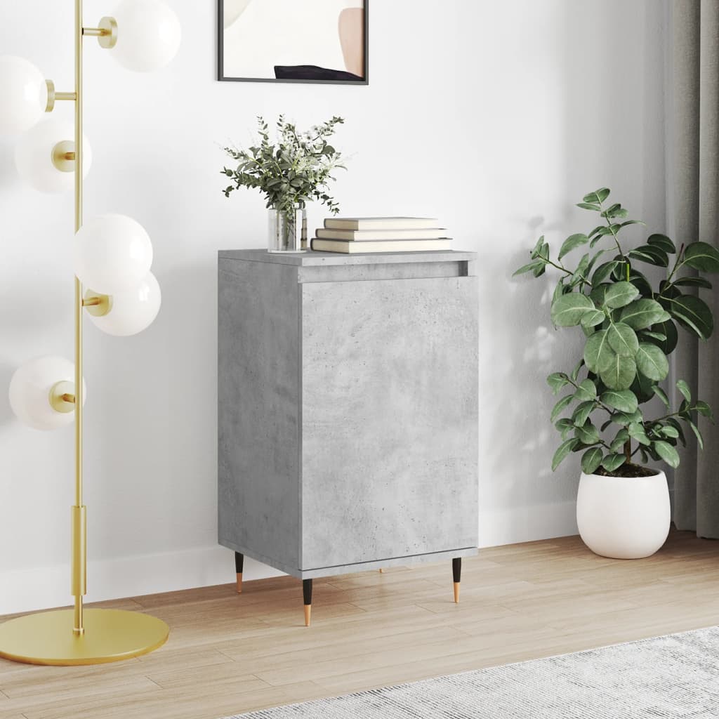 Buffet gris béton 40x35x70 cm bois d'ingénierie - XIOS