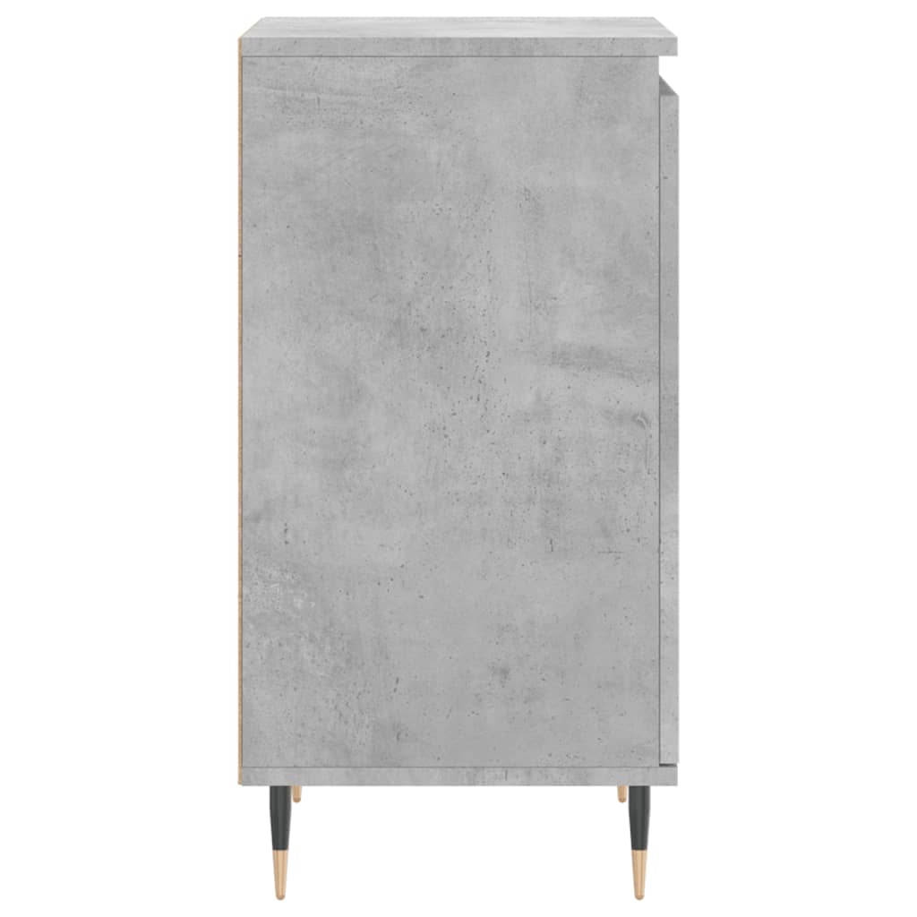 Buffets 2 pcs gris béton 40x35x70 cm bois d'ingénierie - XIOS