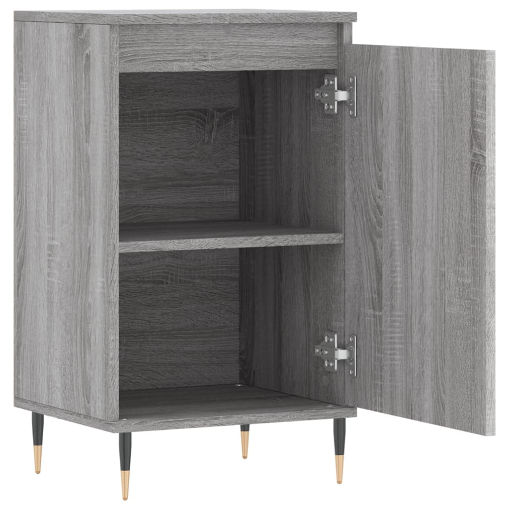 Buffets 2 pcs sonoma gris 40x35x70 cm bois d'ingénierie - XIOS