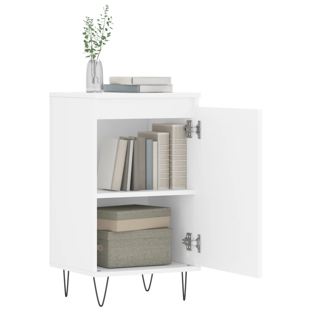 Buffet blanc 40x35x70 cm bois d’ingénierie - XIOS