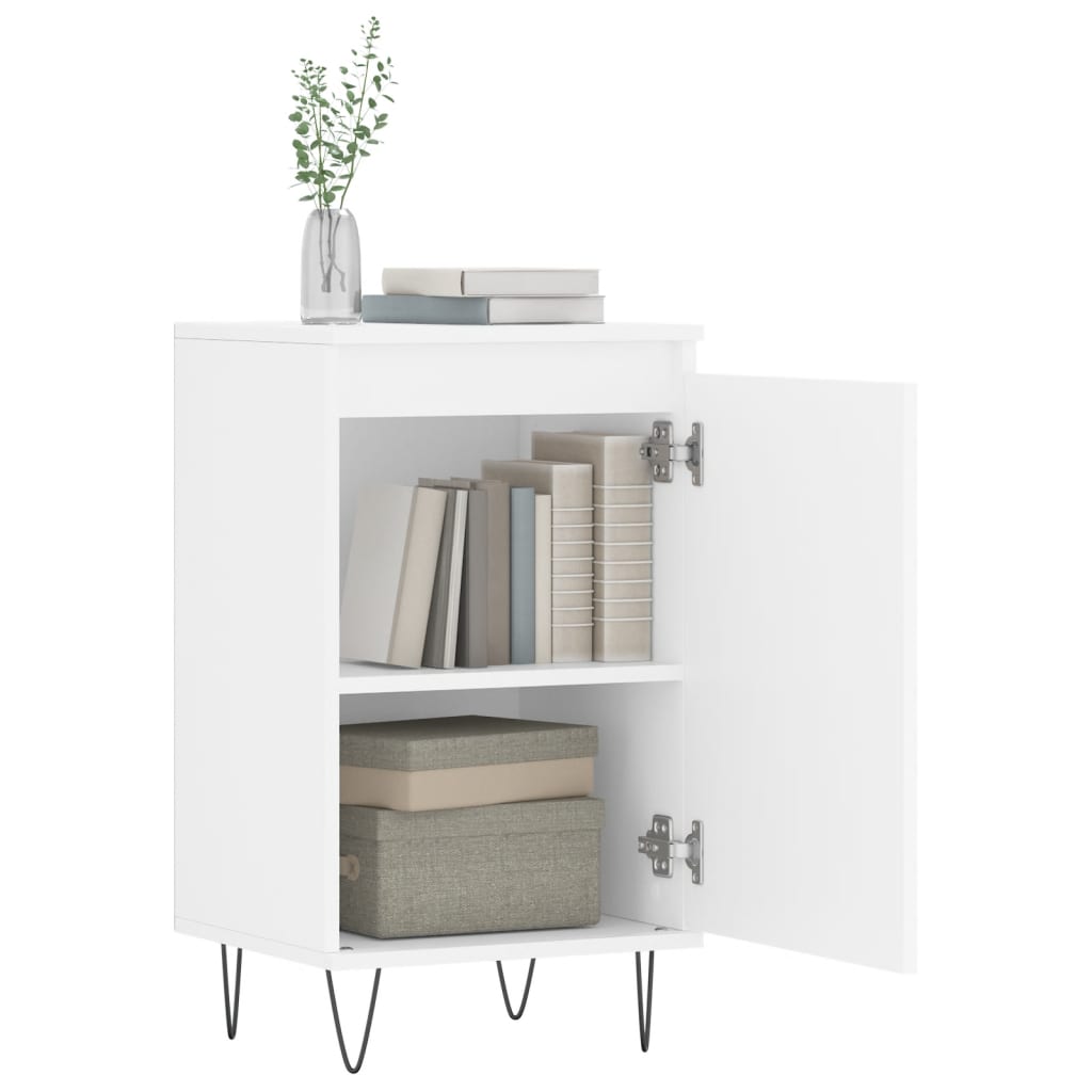 Buffets 2 pcs blanc 40x35x70 cm bois d’ingénierie - XIOS