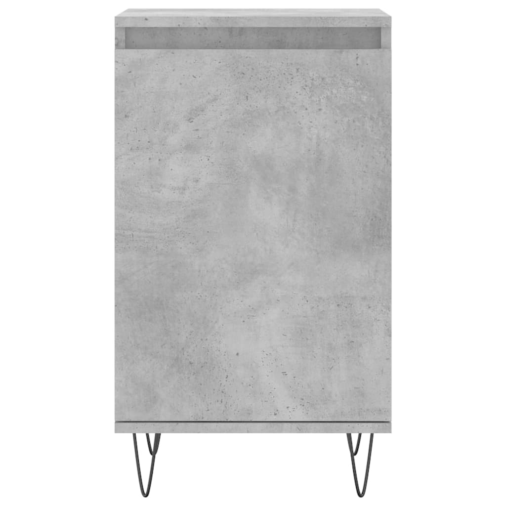 Buffets 2 pcs gris béton 40x35x70 cm bois d'ingénierie - XIOS