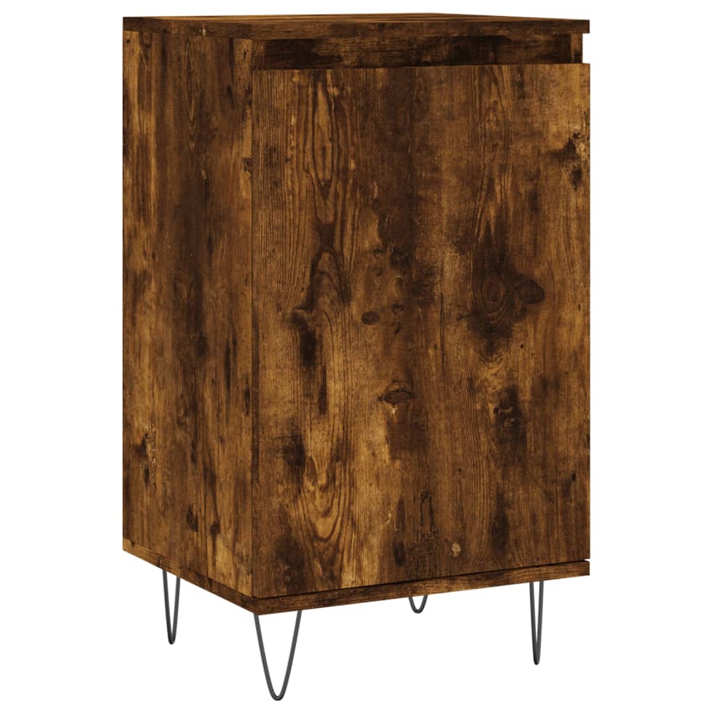 Buffet chêne fumé 40x35x70 cm bois d'ingénierie - XIOS
