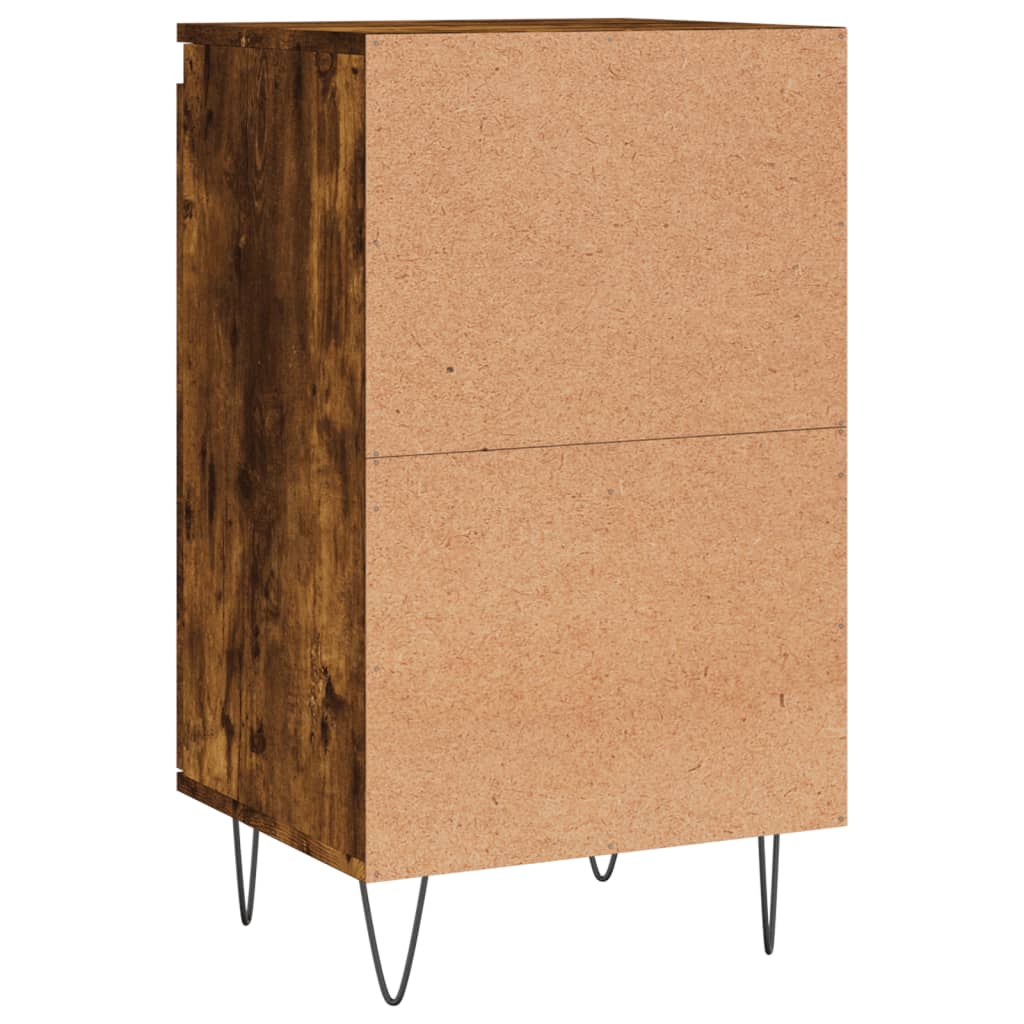 Buffets 2 pcs chêne fumé 40x35x70 cm bois d'ingénierie - XIOS