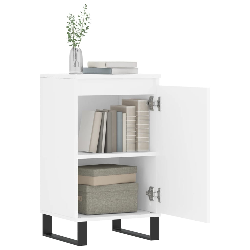 Buffet blanc 40x35x70 cm bois d’ingénierie - XIOS