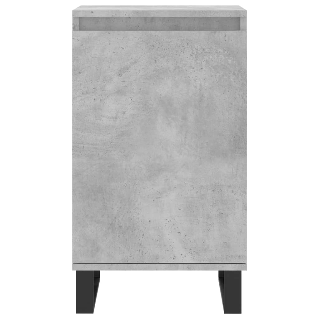 Buffets 2 pcs gris béton 40x35x70 cm bois d'ingénierie - XIOS