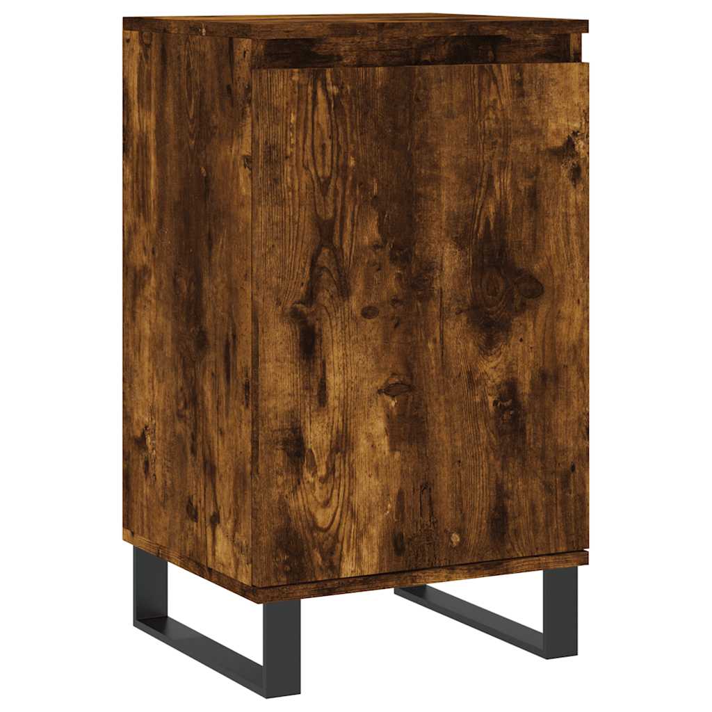 Buffet chêne fumé 40x35x70 cm bois d'ingénierie - XIOS