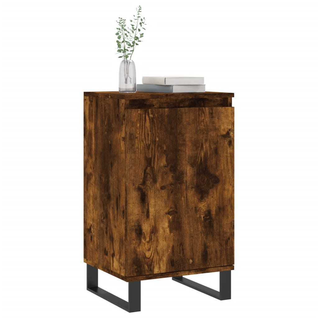 Buffet chêne fumé 40x35x70 cm bois d'ingénierie - XIOS