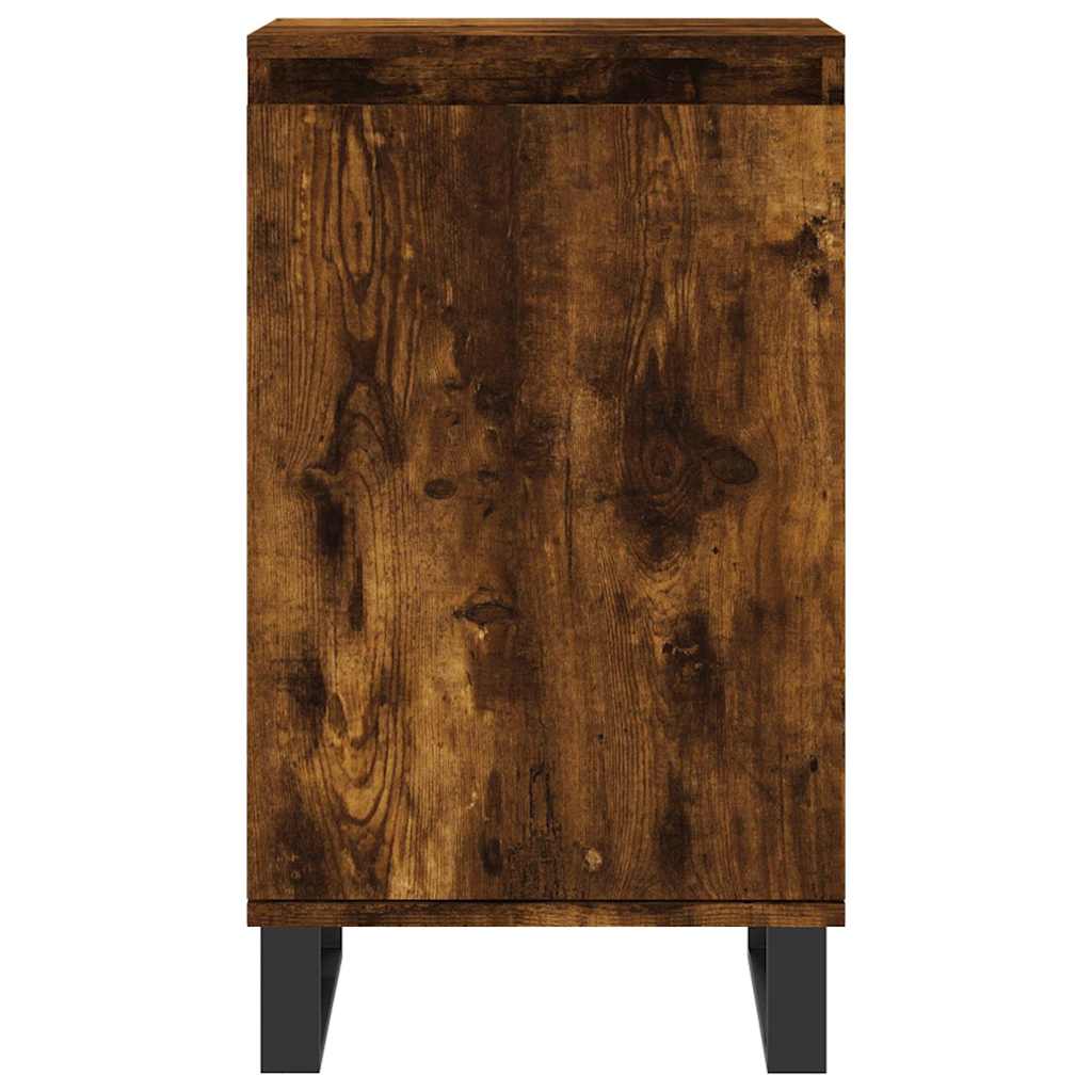 Buffet chêne fumé 40x35x70 cm bois d'ingénierie - XIOS