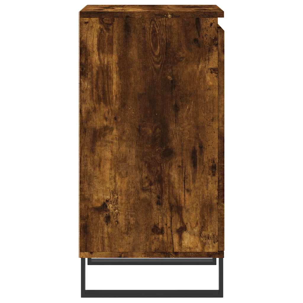 Buffet chêne fumé 40x35x70 cm bois d'ingénierie - XIOS
